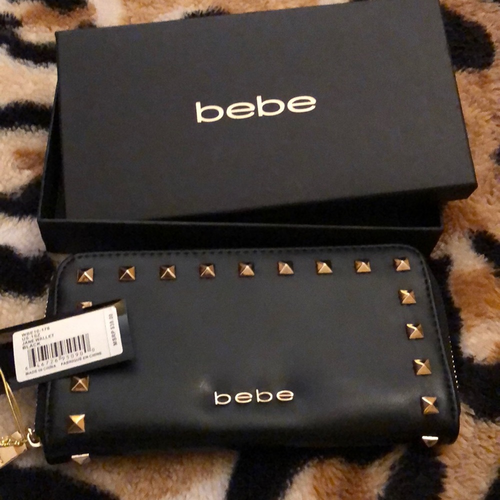Brand new black Bebe wallet
